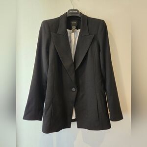 Smythe Black Blazer With Removeable Cummerbund Size 6